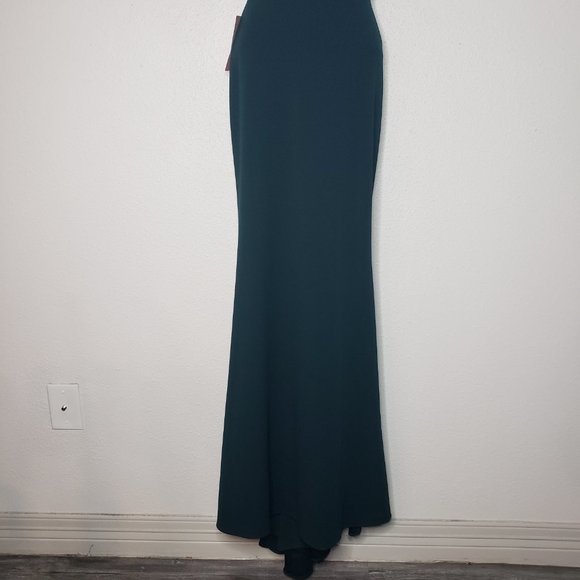 BHLDN Sz 4 Jones Dress in Dark Green - Picture 4 of 7